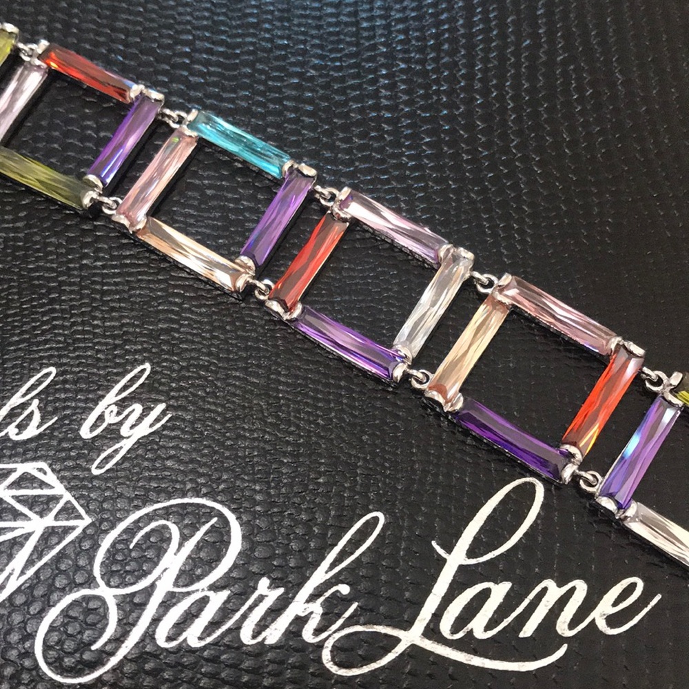 PARK LANE MULTICOLORED GENUINE CZ BRACELET